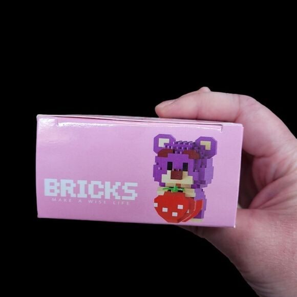 Brand New Toy Story Lotso Strawberry Bricks Lego Figure - Picture 3 of 5